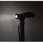 Aliumininė lazdelė su led prožektoriumi